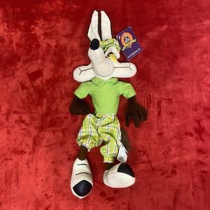 Wile E. Coyote Golf Plush Looney Tunes Acme Posable 2003 Warner Brothers